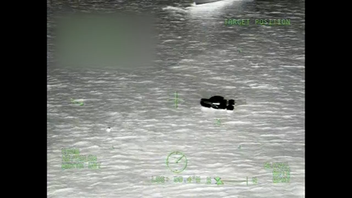 Coast Guard rescues two from downed helicopter 46 miles offshore Morgan City Coast Guard rescues two from downed helicopter 46 miles offshore Morgan City