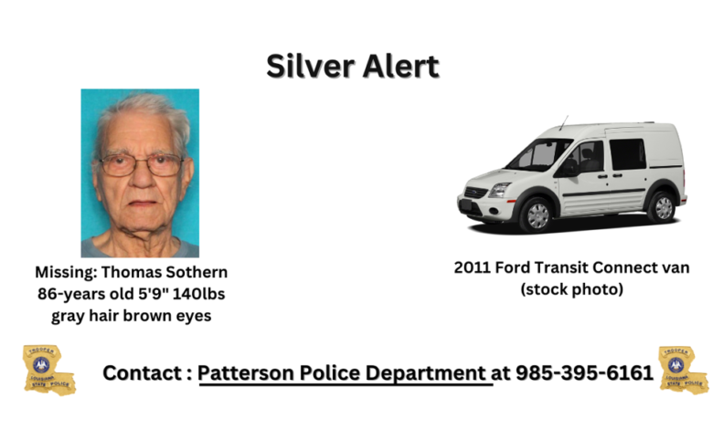 UPDATE: Alert Canceled, Sothern Found Safe – Original: Silver Alert Issued  for Missing Patterson Man – KQKI News