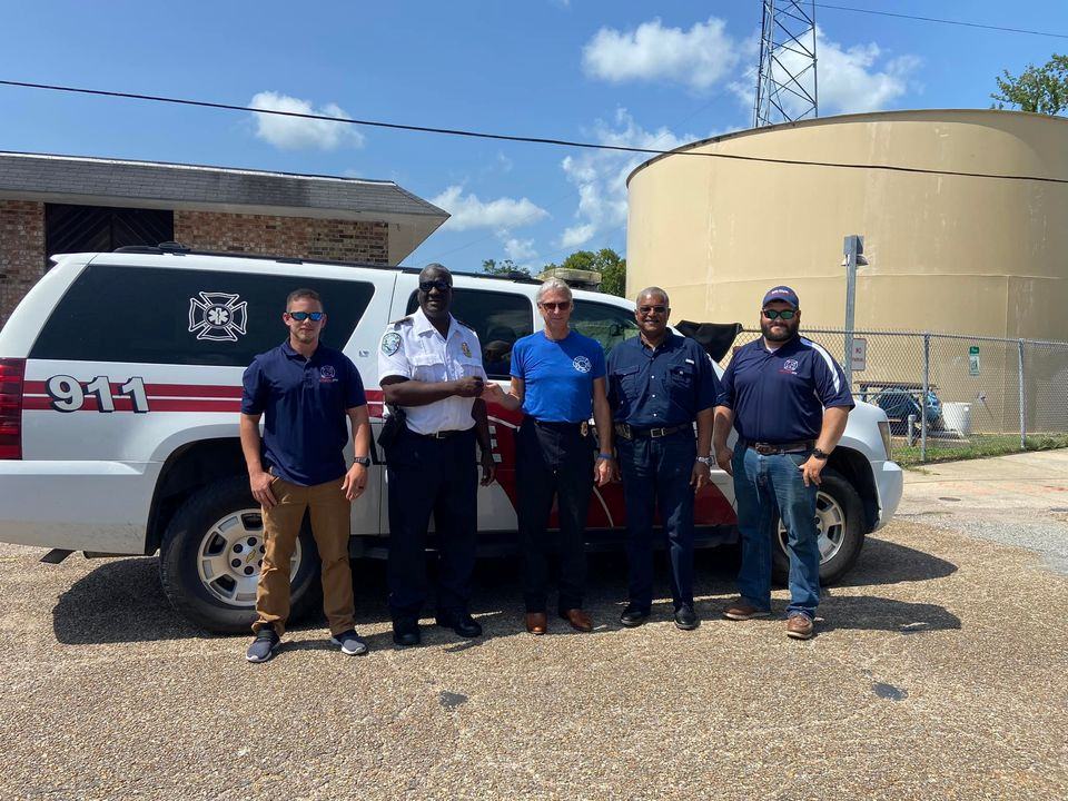 Baldwin Fire Department Donates Training Unit to Police Department